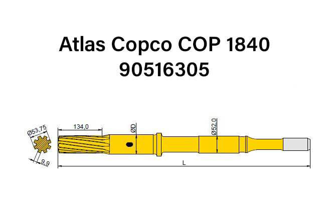 90516305 Хвостовик Atlas Copco 90516305