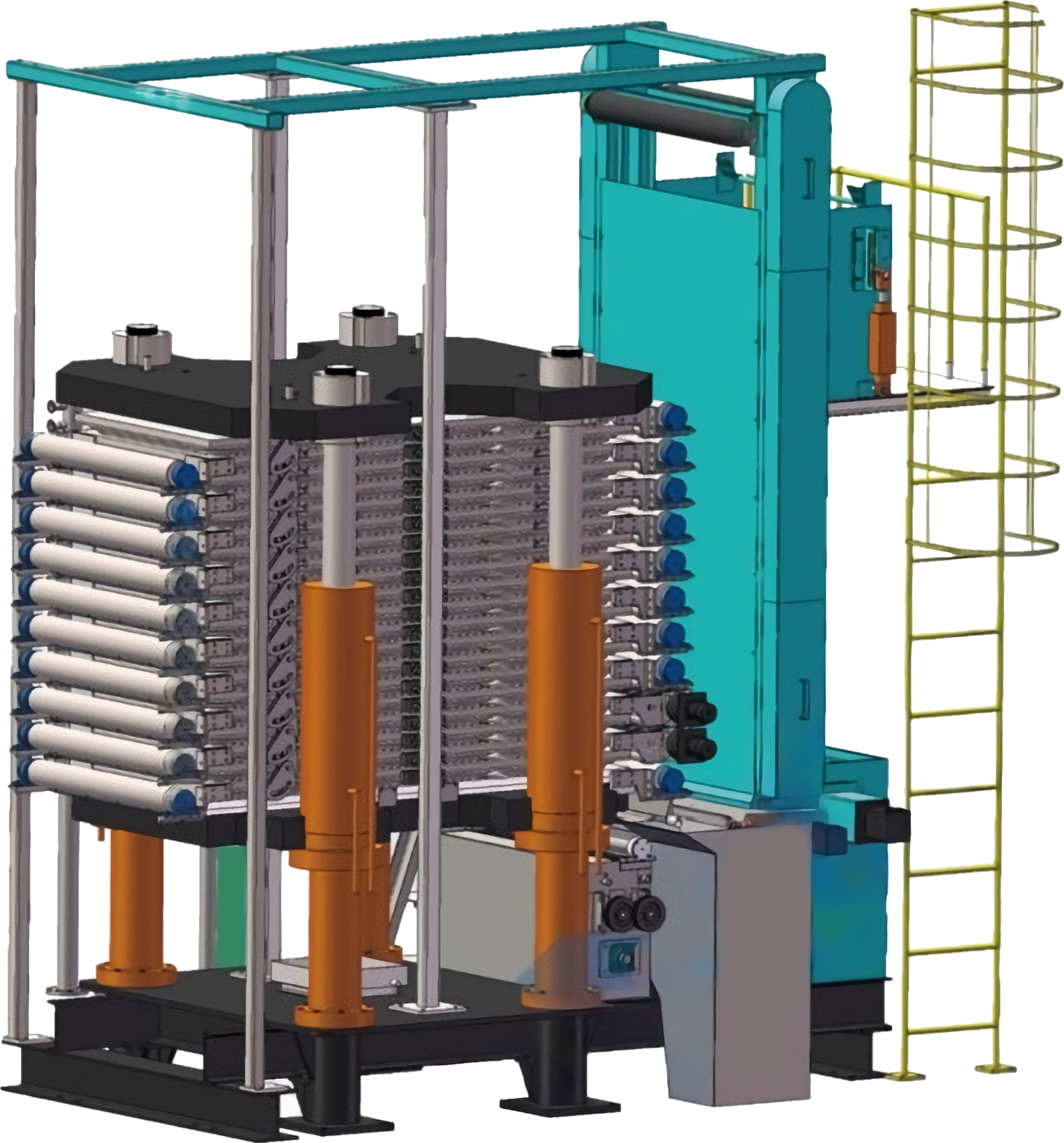 Вертикальный фильтр-пресс серии HVPF-1 0,5 м2 Вертикальный фильтр-пресс серии HVPF-1 0,5 м2