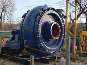 Крупногабаритные насосы — аналог WARMAN 20-18H-G — успешно отработали сезон на речных судах в России.