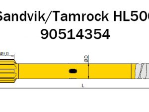 90514354 Хвостовик Sandvik для открытого бурения