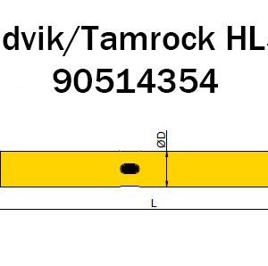 90514354 Хвостовик Sandvik для открытого бурения 90514354 Хвостовик Sandvik для открытого бурения