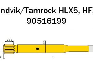 90516199 Хвостовик Sandvik для проходнического бурения
