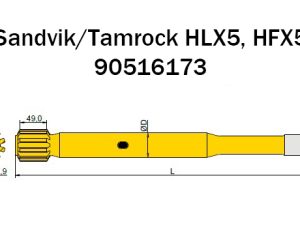 90516173 Хвостовик Sandvik для проходнического бурения