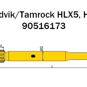 90516173 Хвостовик Sandvik для проходнического бурения 90516173 Хвостовик Sandvik для проходнического бурения