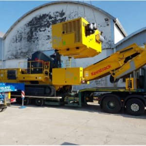 Мобильная щековая дробилка на гусеничном ходу B7e Keestrack