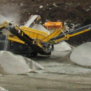 Гусеничное тяжелое сортировочное оборудование K3e Keestrack