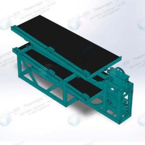 Концентрационный стол 6S - 15m² (2-х дековый)